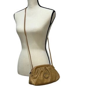 Vera New York Basketweave Faux Leather Crossbody Purse